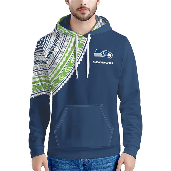 Men's Seattle Seahawks Navy Hoodie